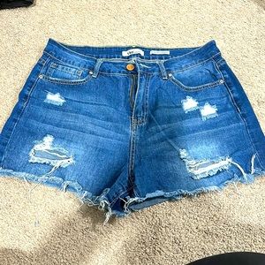 YMI High Rise Dream Jean Shorts
